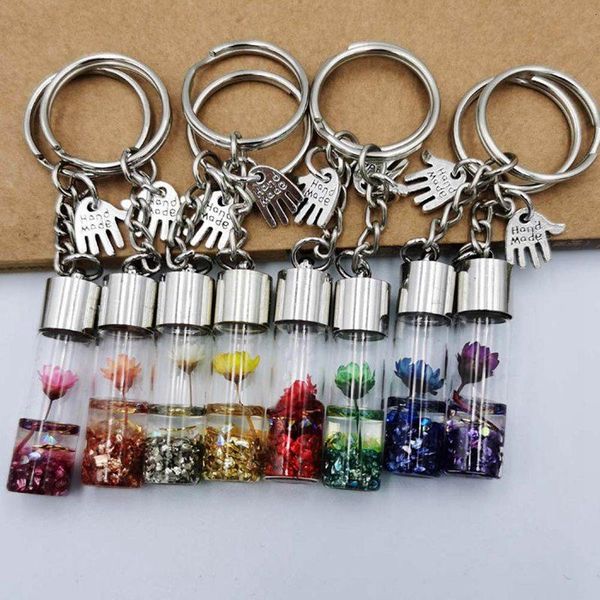 keychains acrylic eternal flower pendant keyring drift bottle keychain women backpack key ring sister girlfriend holders, Silver
keychains acrylic eternal flower pendant keyring drift bottle keychain women backpack key ring sister girlfriend holders, Silver
