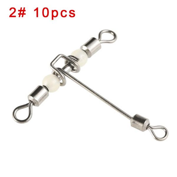 10pcs copper 3-way fishing swivel connector t-turn swivels bass portable luminous firm t-shaped design fishing tackle
10pcs copper 3-way fishing swivel connector t-turn swivels bass portable luminous firm t-shaped design fishing tackle