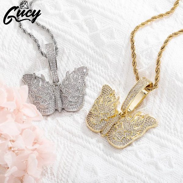 pendant necklaces gucy bling hip hop animal necklace cubic zirconal fashion butterfly trend jewelry, Silver
pendant necklaces gucy bling hip hop animal necklace cubic zirconal fashion butterfly trend jewelry, Silver