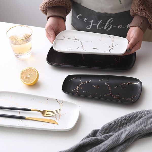 dishes & plates marble long rectangle ceramic rectangular dinner plate sushi dessert western steak large breakfast dish
dishes & plates marble long rectangle ceramic rectangular dinner plate sushi dessert western steak large breakfast dish