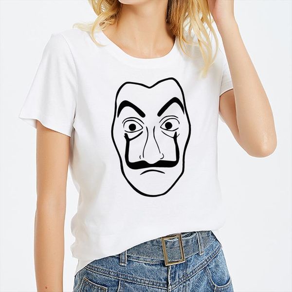 summer and woment casual white mens t shirts women tshirt around us drama la casa de papel print female poleras, White;black
summer and woment casual white mens t shirts women tshirt around us drama la casa de papel print female poleras, White;black