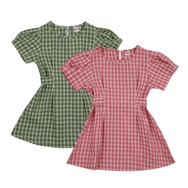 clothing sets casual toddler summer princess dress baby girl short sleeve round neck plaid belted one-piece, White
clothing sets casual toddler summer princess dress baby girl short sleeve round neck plaid belted one-piece, White