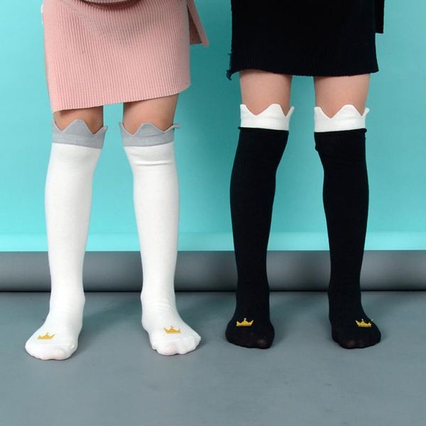 socks warmom baby girls cotton crown print knee high children kids fashion soft long spring autumn for 2-6y, Pink;yellow
socks warmom baby girls cotton crown print knee high children kids fashion soft long spring autumn for 2-6y, Pink;yellow