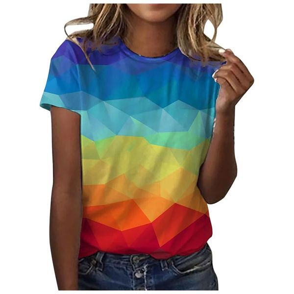 women's t-shirt summer rainbow graphic print womens tshirt funny t shirt women clothes gradient harajuku tee clothing 2021, White
women's t-shirt summer rainbow graphic print womens tshirt funny t shirt women clothes gradient harajuku tee clothing 2021, White