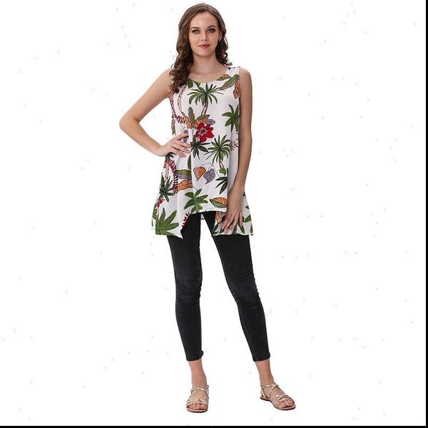 100% soft viscose summer women printed blouse o neck sleeveless asymmetric loose shirts m30528 drop shipping good quality, White
100% soft viscose summer women printed blouse o neck sleeveless asymmetric loose shirts m30528 drop shipping good quality, White