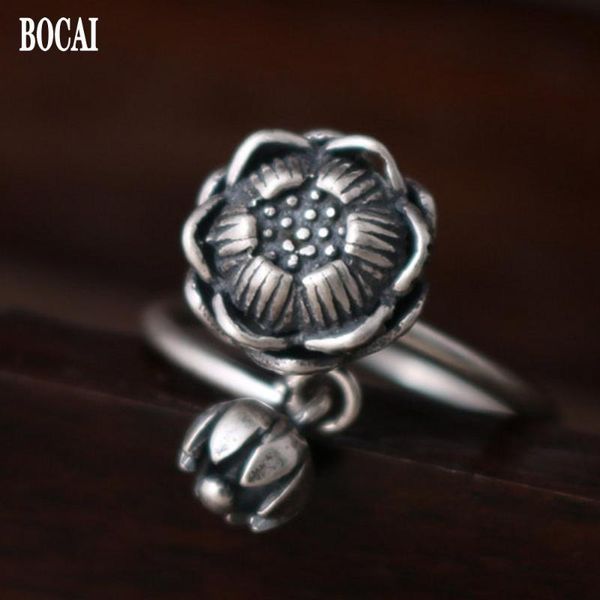 cluster rings 2021 fashion accessories real s925 pure silver ring for woman thai matte double lotus adjustable, Golden;silver
cluster rings 2021 fashion accessories real s925 pure silver ring for woman thai matte double lotus adjustable, Golden;silver