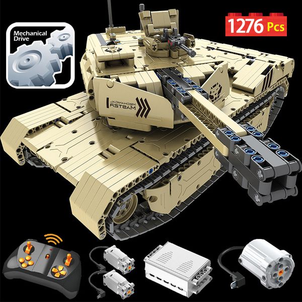 1276 PCS 2.4G RC Tank M1A2 Model Building Blocks Technical Military Remote Control 50M Distance Tank Bricks Toys for Boys
1276 PCS 2.4G RC Tank M1A2 Model Building Blocks Technical Military Remote Control 50M Distance Tank Bricks Toys for Boys