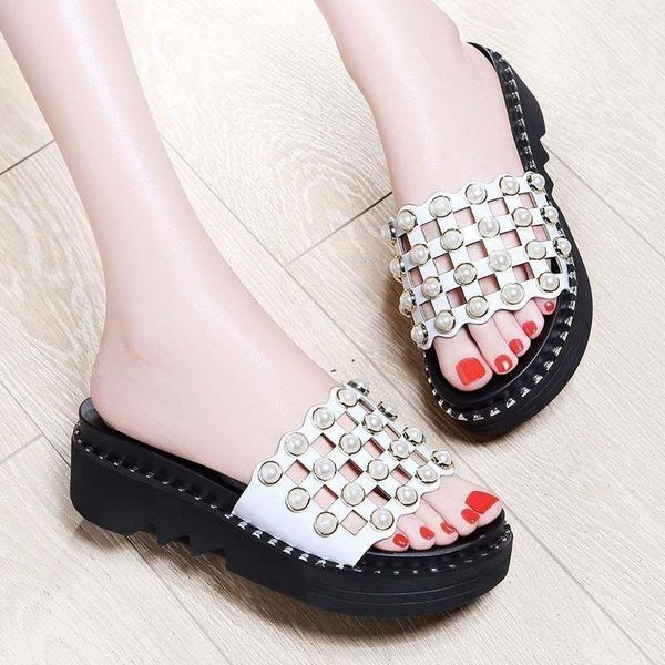 slippers fashion string bead design summer women sandals wedge sandal female casual slides woman platform ladies outdoor beach shoes, Black
slippers fashion string bead design summer women sandals wedge sandal female casual slides woman platform ladies outdoor beach shoes, Black