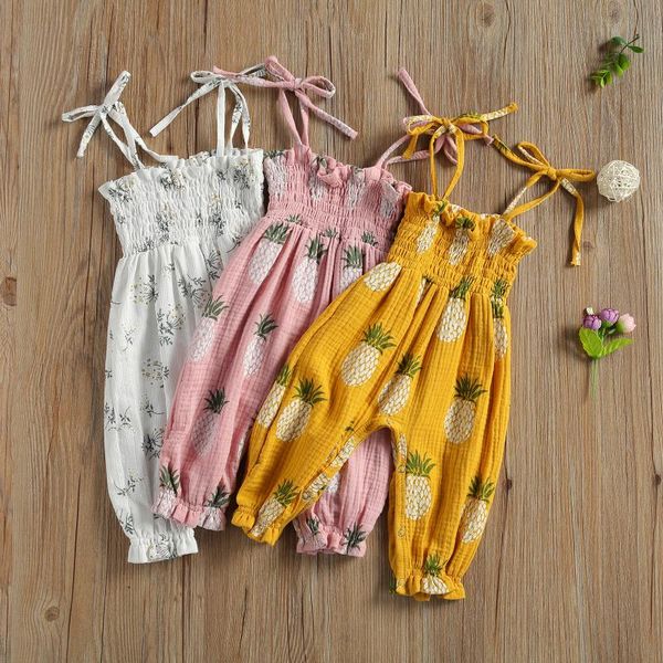 jumpsuits born baby girls 0-24m pineapple/floral print romper jumpsuit sleeveless lace-up for kids, Blue
jumpsuits born baby girls 0-24m pineapple/floral print romper jumpsuit sleeveless lace-up for kids, Blue