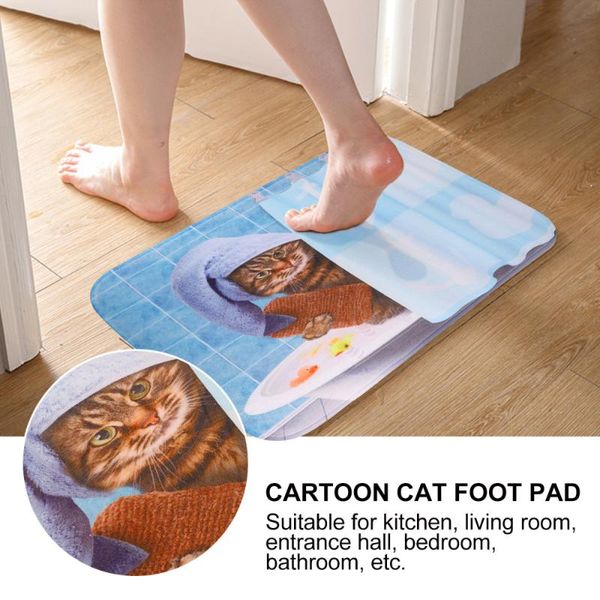 bath mats 1pc funny cat pattern floor mat cartoon foot pad bathroom anti-skid ground kitchen door carpet
bath mats 1pc funny cat pattern floor mat cartoon foot pad bathroom anti-skid ground kitchen door carpet