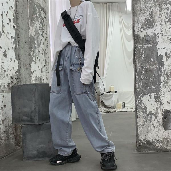 women's pants & capris front pocket solid vintage casual denim loose pant women man streetwear korean fashion boyfriend trouser jeans s, Black;white
women's pants & capris front pocket solid vintage casual denim loose pant women man streetwear korean fashion boyfriend trouser jeans s, Black;white