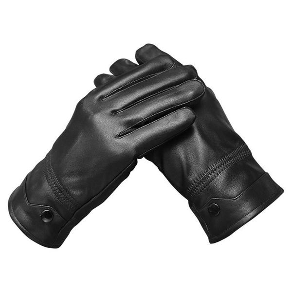 cycling gloves sports mitten men winter water resistant sheepskin leather for daily use and outdoor activities, Black
cycling gloves sports mitten men winter water resistant sheepskin leather for daily use and outdoor activities, Black