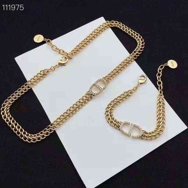 luxury designer fashion necklace dijia women's light minority cd family double-layer chain 2021 letter jewelry trend, Red;brown
luxury designer fashion necklace dijia women's light minority cd family double-layer chain 2021 letter jewelry trend, Red;brown