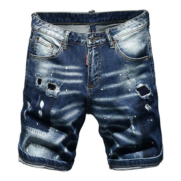men's shorts aboorun 2021 summer denim fashion painted ripped jean brand short pants for male, White;black
men's shorts aboorun 2021 summer denim fashion painted ripped jean brand short pants for male, White;black