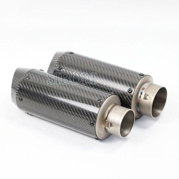 motorcycle exhaust system 51mm 60mm universal titanium alloy carbon fiber pipe muffler sc gp racing tube project laser r1 r3 r6 cbr600
motorcycle exhaust system 51mm 60mm universal titanium alloy carbon fiber pipe muffler sc gp racing tube project laser r1 r3 r6 cbr600