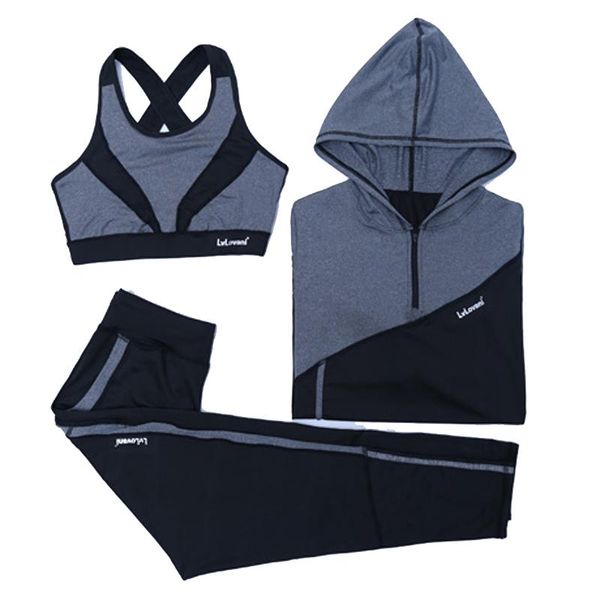 verzy solid patchwork yoga set pants+hoodie with zipper+bra female outdoor running suit women gym clothes sports suit plus size, White;red
verzy solid patchwork yoga set pants+hoodie with zipper+bra female outdoor running suit women gym clothes sports suit plus size, White;red