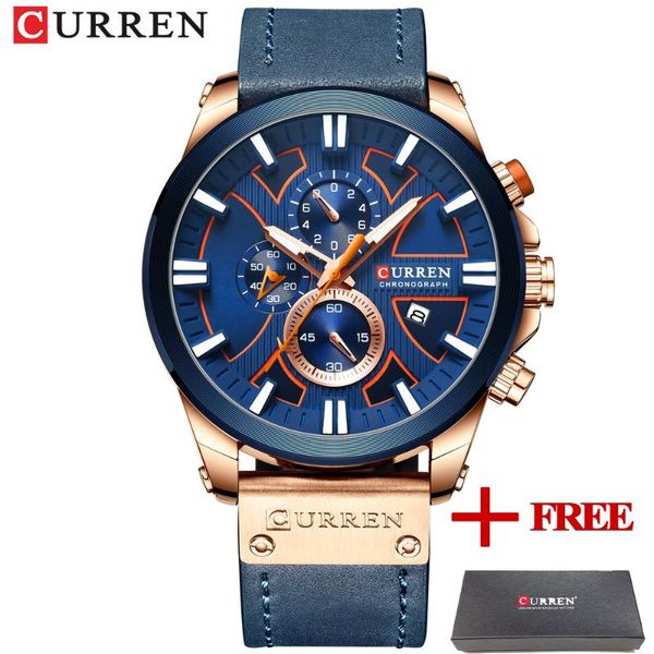 wristwatches curren casual business men watch leather quartz clock fashion chronograph wristwatch male sport military 8346 relogio masculino, Slivery;brown
wristwatches curren casual business men watch leather quartz clock fashion chronograph wristwatch male sport military 8346 relogio masculino, Slivery;brown