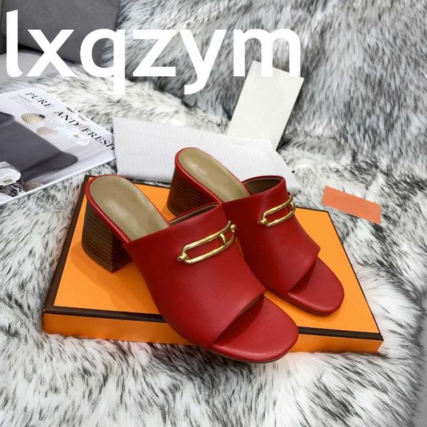 slippers natural leather open toe women summer shoes fashion metal decor high heels sandals ladies slides, Black
slippers natural leather open toe women summer shoes fashion metal decor high heels sandals ladies slides, Black