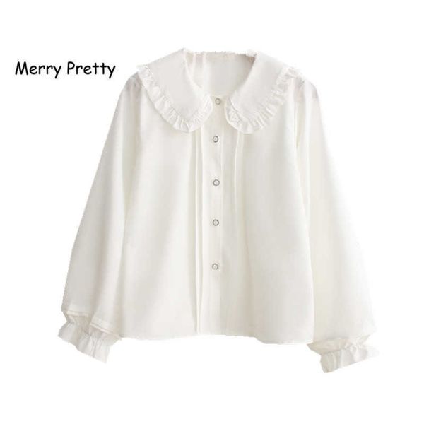 merry pretty white blouse women long sleeve cotton womens and blouses sweet peter pan collar girl blusas mujer de moda 210526
merry pretty white blouse women long sleeve cotton womens and blouses sweet peter pan collar girl blusas mujer de moda 210526