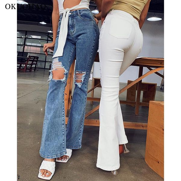 women's jeans flare women high waist ripped denim pants fashion stretch pocket trousers plus size wide leg oversized 2021, Blue
women's jeans flare women high waist ripped denim pants fashion stretch pocket trousers plus size wide leg oversized 2021, Blue