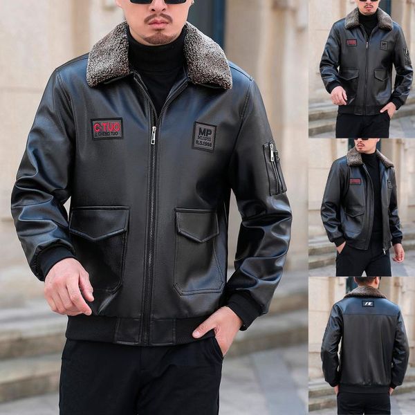 men's jackets men faux leather jacket motorcycle 5xl black jaqueta de couro masculina outwear male pu coats mens, Black;brown
men's jackets men faux leather jacket motorcycle 5xl black jaqueta de couro masculina outwear male pu coats mens, Black;brown