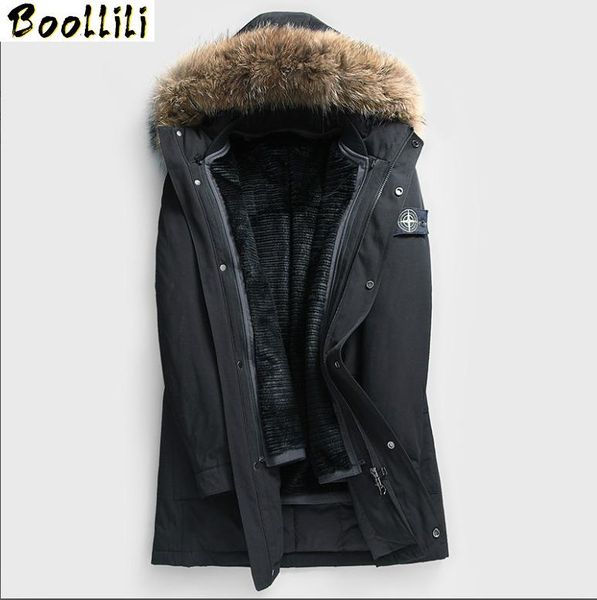 men's leather & faux boollili real fur coat men parka winter down jacket liner raccoon collar overcoat parkas hombre 2021, Black
men's leather & faux boollili real fur coat men parka winter down jacket liner raccoon collar overcoat parkas hombre 2021, Black