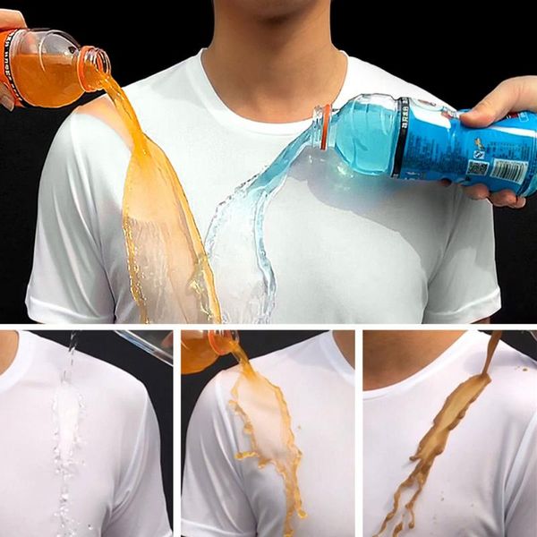 breathable -dirty men t-shirt creative hydrophobic waterproof anti- quick dry t-shirts short-sleeved t-shirts, White;black
breathable -dirty men t-shirt creative hydrophobic waterproof anti- quick dry t-shirts short-sleeved t-shirts, White;black