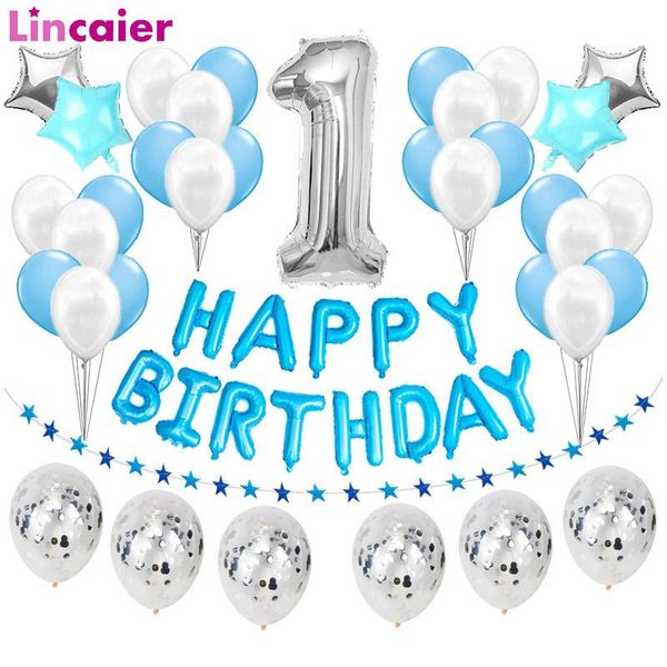 party decoration 37pcs silver number 1 blue latex balloons first happy birthday decorations my one year 1st baby prince boy girl supplies
party decoration 37pcs silver number 1 blue latex balloons first happy birthday decorations my one year 1st baby prince boy girl supplies