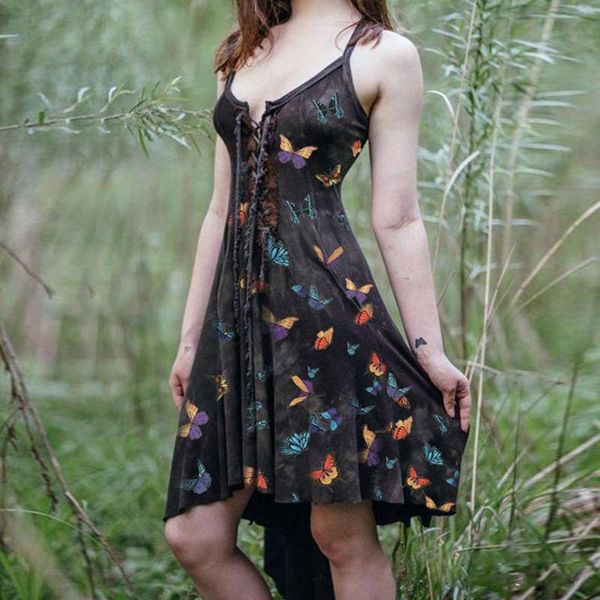 casual dresses fashion butterfly print dress gothic sleeveless a-line summer asymmetrical above knee mini natural, Black;gray
casual dresses fashion butterfly print dress gothic sleeveless a-line summer asymmetrical above knee mini natural, Black;gray
