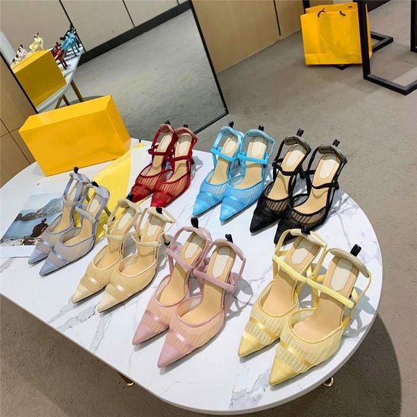 sandals spring and summer ladies high heel mesh splicing pointed heels fashion party, Black
sandals spring and summer ladies high heel mesh splicing pointed heels fashion party, Black