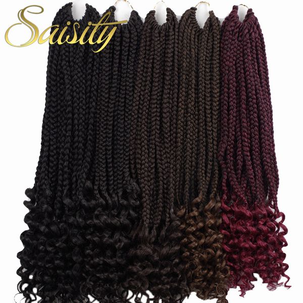 lans 18 inch synthetic hair extensions senegalese twist hair curly ends 22 strands/pcs low temperature fiber crotchet braiding hair ls29, Black
lans 18 inch synthetic hair extensions senegalese twist hair curly ends 22 strands/pcs low temperature fiber crotchet braiding hair ls29, Black