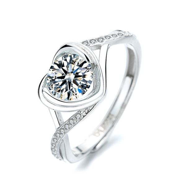 6.5mm 1 ct moissanite stone ring for lady real 925 silver heart/square design adjustable size wedding fine jewelry, Golden;silver
6.5mm 1 ct moissanite stone ring for lady real 925 silver heart/square design adjustable size wedding fine jewelry, Golden;silver