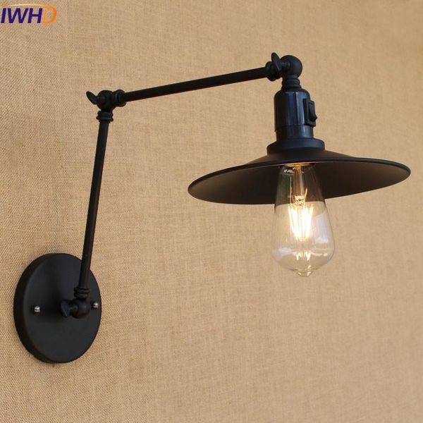 wall lamp vintage industrial style loft iron black light switch aisle stairs creative minimalist restaurant bar long arm
wall lamp vintage industrial style loft iron black light switch aisle stairs creative minimalist restaurant bar long arm