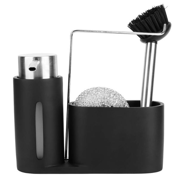 kitchen storage & organization 4pcs/set sink rack detergent dispenser container steel wire ball dish cloth rag black tools
kitchen storage & organization 4pcs/set sink rack detergent dispenser container steel wire ball dish cloth rag black tools