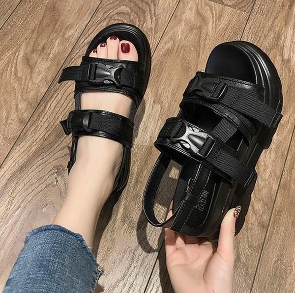 net red thick-soled sandals women's 2021 summer new fashion increase student womens shoes trifle wild roman shoes for women, Black
net red thick-soled sandals women's 2021 summer new fashion increase student womens shoes trifle wild roman shoes for women, Black