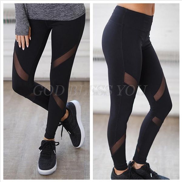 women mesh patchwork sport leggings high waist tights pants solid sports wear for women gym push up yoga pants plus size s-xl, White;red
women mesh patchwork sport leggings high waist tights pants solid sports wear for women gym push up yoga pants plus size s-xl, White;red