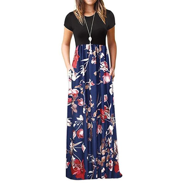 casual dresses vintage floral print boho dress women long maxi evening party beach summer vestidos short sleeve split, Black;gray
casual dresses vintage floral print boho dress women long maxi evening party beach summer vestidos short sleeve split, Black;gray