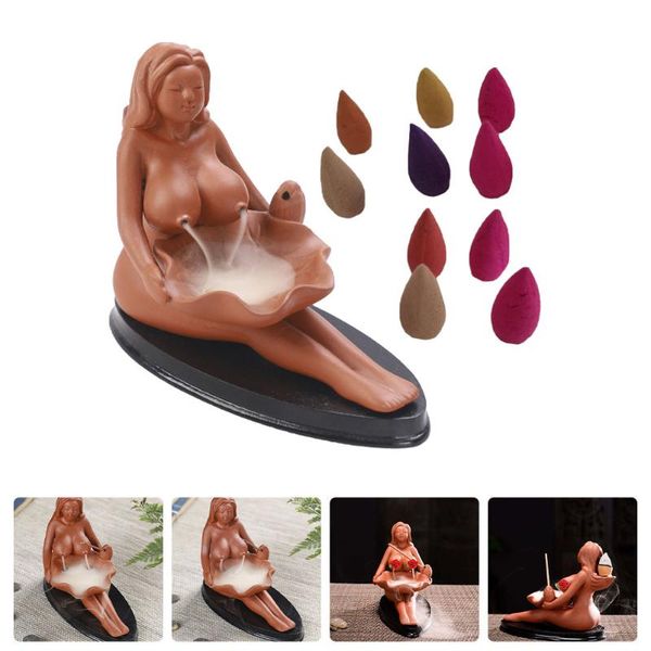 fragrance lamps 1 set censer holder durable incense burner backflow aroma stove adorn
fragrance lamps 1 set censer holder durable incense burner backflow aroma stove adorn
