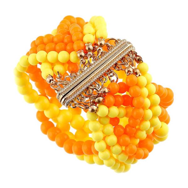 link, chain haha&toto est stranded braid bracelet gold plated magnet clasp and acrylic beads beaded charm statement bangle, Black
link, chain haha&toto est stranded braid bracelet gold plated magnet clasp and acrylic beads beaded charm statement bangle, Black