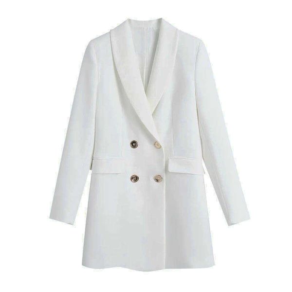 tangada women fashion solid long blazer coat vintage double breasted long sleeve female outerwear chic be461 210609, White;black
tangada women fashion solid long blazer coat vintage double breasted long sleeve female outerwear chic be461 210609, White;black