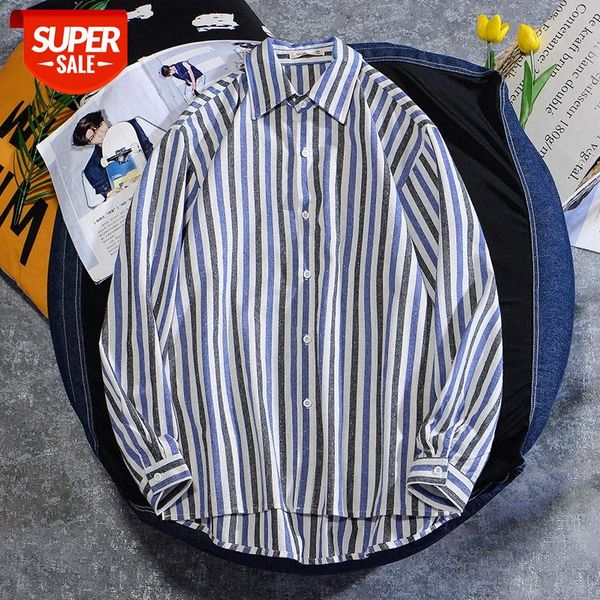 striped fit shirt all-match outdoor casual simple clothes youth lapel men #oh8m, White;black
striped fit shirt all-match outdoor casual simple clothes youth lapel men #oh8m, White;black