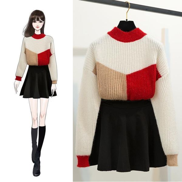 knitted sweater 2 piece set women warm winter clothes 2 piece mini skirt set girl student korean set 2pcs women outfits, Gray
knitted sweater 2 piece set women warm winter clothes 2 piece mini skirt set girl student korean set 2pcs women outfits, Gray