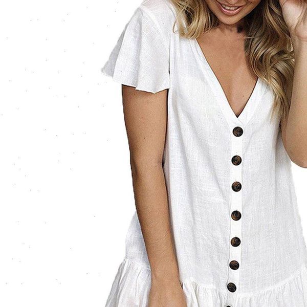 clothes women v neck dress flare sleeve button sundress maxi boho casual mini dress drop shipping good quality, Black;gray
clothes women v neck dress flare sleeve button sundress maxi boho casual mini dress drop shipping good quality, Black;gray