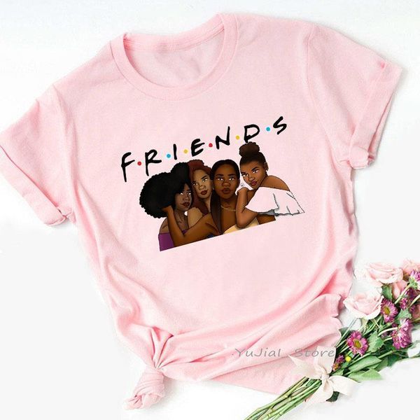 vogue friends tshirt femme letter print graphic tees women melanin black girl friends tv show t-shirt christmas cute pink tshirt, White
vogue friends tshirt femme letter print graphic tees women melanin black girl friends tv show t-shirt christmas cute pink tshirt, White