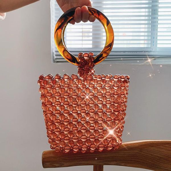 shoulder bags inswind mini amber bead bag hand-woven self-made handbag women's bucket finished product
shoulder bags inswind mini amber bead bag hand-woven self-made handbag women's bucket finished product