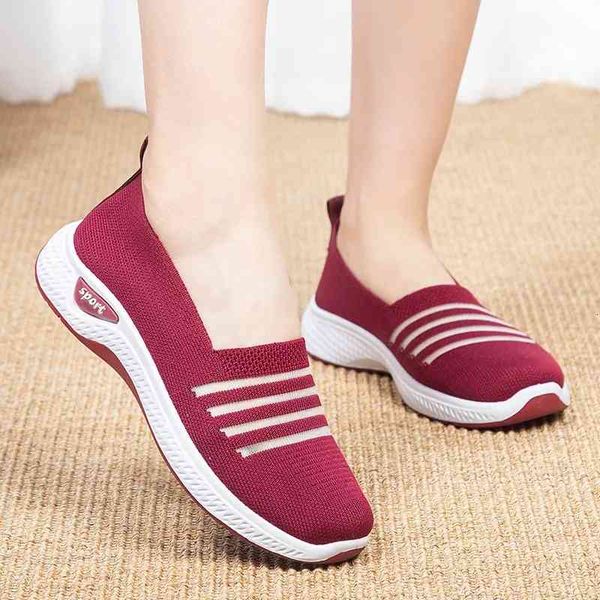 dress shoes female mother shoes, casual breathable knitted women's heel vulcanized style, summer fashion x2kh, Black 
dress shoes female mother shoes, casual breathable knitted women's heel vulcanized style, summer fashion x2kh, Black