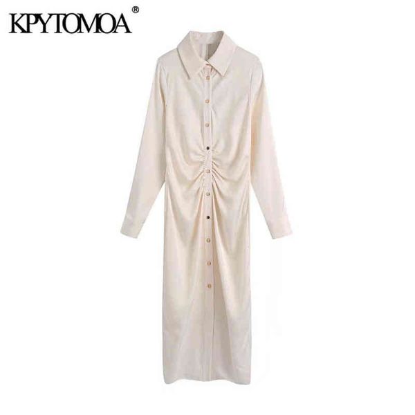 kpytomoa women 2021 fashion soft touch pleated midi shirt dress vintage long sleeve button-up female dresses vestidos mujer g1214, Black;gray
kpytomoa women 2021 fashion soft touch pleated midi shirt dress vintage long sleeve button-up female dresses vestidos mujer g1214, Black;gray