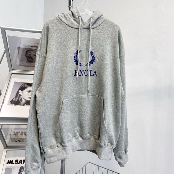 design clothing fall 21 classic hoodie with loose shoulders, version, large terry cotton couple's same pullover qingdao, Black
design clothing fall 21 classic hoodie with loose shoulders, version, large terry cotton couple's same pullover qingdao, Black