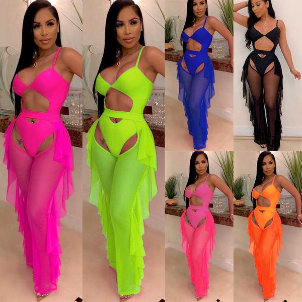 and est spaghetti two sets pieces swimsuit hollow out bikini ruffles long pants beach party swimwear outfits summer, White;black
and est spaghetti two sets pieces swimsuit hollow out bikini ruffles long pants beach party swimwear outfits summer, White;black