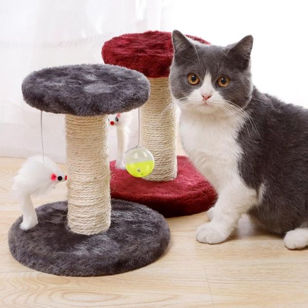 cat toys pet climbing frame plush grinding claw sisal column furniture bed tree scratcher house for kitten toy
cat toys pet climbing frame plush grinding claw sisal column furniture bed tree scratcher house for kitten toy